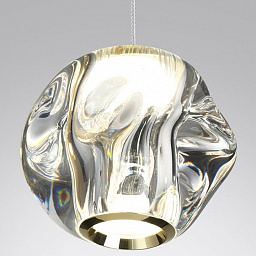 5085/5L Odeon Light Jemstone подвесной светильник с короткими хрустальными подвесками