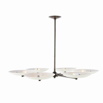 Люстра Arteriors Griffith, сталь цвета кости и английская бронза