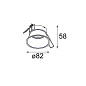 Lotis 82 for LED GE встраиваемый в потолок светильник Modular