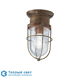 garden 245.50-ceiling Il Fanale Garden потолочный уличный светильник в ретро стиле с решеткой и стеклянным плафоном