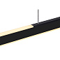 1006188 SLV ONE LINEAR 140 PD PHASE up/down black подвесной линейный светильник — фото 2