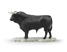 Фарфоровая статуэтка быка Spanish Bull Lladro 01009239
