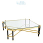 111783 Coffee Table Florence gold & black finish Eichholtz