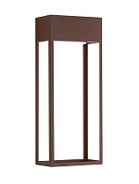 Corten Aluminium & Stainless Steel LED 20Watt 220-240Volt 1545Lm 3000K IP65 L:16 W:9 H:40 cm