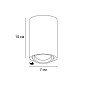 A1560PL-1BK Arte Lamp  точечный накладной светильник GU10 1х50W — фото 2