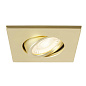 1007194 SLV UNIVERSAL DOWNLIGHT cover IP20 G matt E встраиваемое квадратное кольцо — фото 7