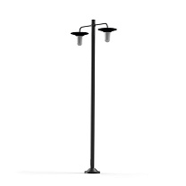 Cooper N° 5; Frosted glass E27 52W; Velvet black