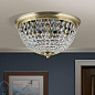 PLAFOND Orion потолочный светильник DLU 1840/47 Patina латунь — фото 2