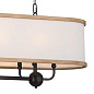 Heddle 8 Light Linear Chandelier Beech and Anvil Iron люстра 52467AVI Kichler — фото 9