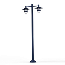 Kent N° 5; Clear glass E27 105W; Steel blue