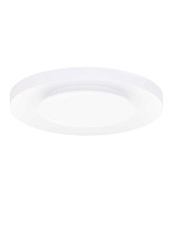 Triac Dimmable Sandy White Aluminium & Acrylic LED 37 Watt 220-240Volt 2207Lm IP20 2700-3000-4000K D: 60 H: 5 cm