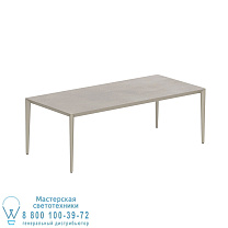 СТОЛ U-NITE 220X100CM SAND С КЕРАМИЧЕСКОЙ СТОЛЕШНИЦЕЙ ИЗ CEMENTO LUMINOSO Royal Botania