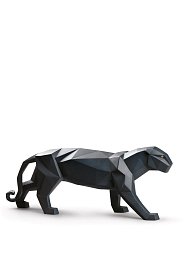 01009299 Lladro Origami фарфоровая скульптура пантеры