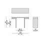 Консоль Miyabi 120 Porada из ореха MIYABI-CONSOLE-120-L0N0AC — фото 1