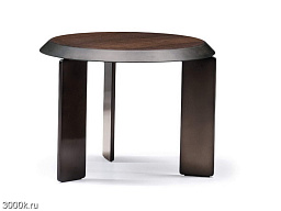 Keel Круглый кофейный столик из эвкалипта Minotti