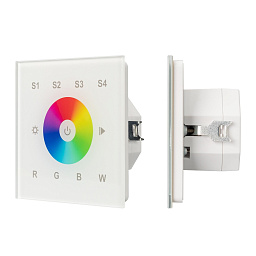 037202 Arlight INTELLIGENT  Сенсорная панель DALI-901-11-4G-RGBW-DT8-IN White