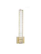 Platinum Gold Metal & Crystal LED 19Watt 220-240 Volt 950Lm 3500K IP20 L: 14 W: 4 H: 60 cm