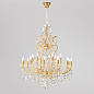 Kolarz Versailles 0414.812+6.3.SpT люстра золото 24 карата ø98cm высота 113cm мин. высота 138cm макс. высота 173cm 12+6 ламп e14 — фото 1