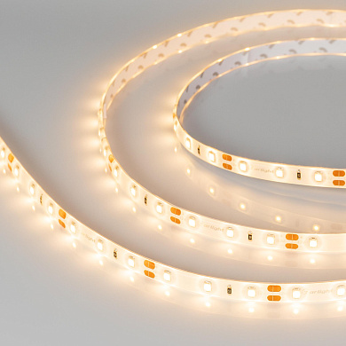 020519(2) Arlight Лента герметичная RTW-SE-A60-8mm 12V Warm3000 (7.2 W/m, IP65, 2835, 5m)