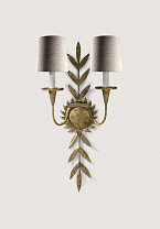 Venetian Gold shown with 5.5 Fez in Natural Linen (Candle Version) with Cream Card lining