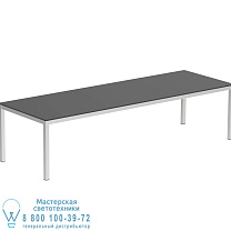 СТОЛ TABOELA 300X100CM SS С ЧЕРНОЙ КЕРАМИЧЕСКОЙ СТОЛЕШНИЦЕЙ Royal Botania