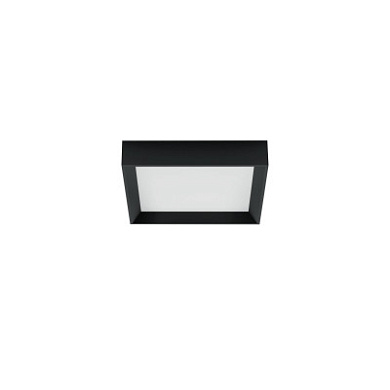 CA001DBBMDI Linea Light Tara Q AP PL S LED phase cut квадратный настенно-потолочный светильник чёрный