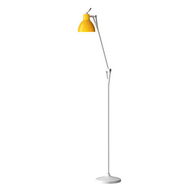 Rotaliana Luxy F1 торшер с шарниром белый; жёлтый 1LXF100502ER0