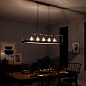Tanis 5 Light Linear Chandelier Distressed Antique Gray люстра 52091DAG Kichler — фото 1