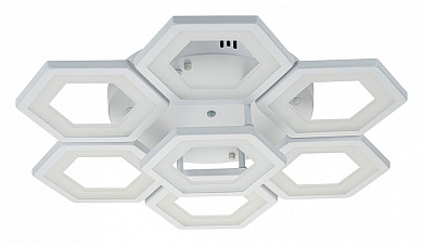 10204/7LED Escada Hexagon потолочный светильник, 18.6Вт, 3000-6500K, 8775лм, белый