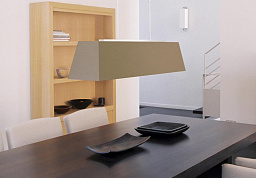 HENOUTMIRE 3 + lampshade large Davidts lighting Henoutmire подвесной линейный светильник с прямоугольным абажуром