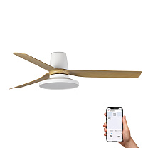 PUNT TUB M TAK White/maple fan 3000K TUYA