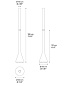 17270 1000 Lodes Croma FLOOR LAMP MATT WHITE 9010 O.C. 172001 Торшер белый — фото 1