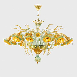 ceiling-lamp-van-gogh-sunflowers-deluxe-girasolidel-plaf Sogni Di Cristallo Van Gogh Sunflowers Deluxe Потолочный светильник