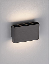 Black Nickel Aluminium LED 10Watt 220-240Volt 487Lm IP20 3000K Light Up & Down L:11.1 W:4.2 H:8 cm