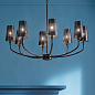 Adeena 36.5" 8 Light Chandelier Black люстра 52509BK Kichler — фото 5