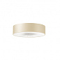 PLSKI100E27MABC Axolight Skin 100 PL Ceiling lamp with lampshade in eco кожа белый; коричневый — фото 1