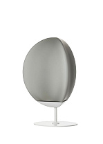 настольная лампа с серым дымчатым плафоном