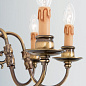 WA 2-349/3 Patina Stilluster Flamisch Orion трёхламповое бра в патине — фото 4