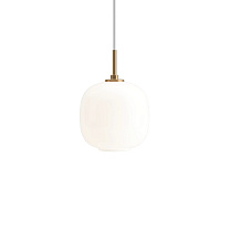 VL 45 Radiohus Pendant / Латунь/Глянцевый Белый опаловый Стекло / Ø175