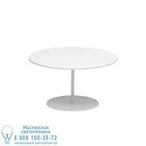 СТОЛИК BUTLER Ø75CM H40CM БЕЛЫЙ КЕРАМИЧЕСКИЙ БЕЛЫЙ Royal Botania