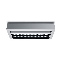 Catch накладной прямоугольный 20LED серый алюминий 4000 K 32 Вт