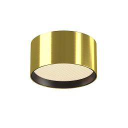 C091CL-12W3K-BS Maytoni Glare потолочный светильник латунного оттенка с гладким корпусом