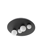 Triac Dimmable Opal Glass Sandy Black Aluminium LED 63 Watt 220-240 Volt 2720Lm 3000K IP20 D: 62 H: 17.5 cm