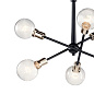 Armstrong 6 Light Chandelier Black люстра 43095BK Kichler — фото 1