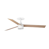 RUDDER TEK 3 RECESSED L White/ash fan 4000K