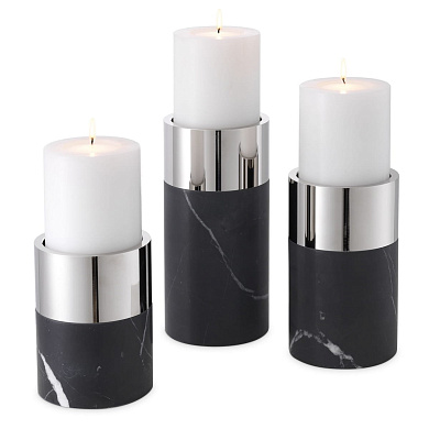 114540 Candle Holder Sierra set of 3 Подсвечник Eichholtz