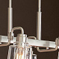Aivian 42" 8 Light Linear Chandelier Brushed Nickel люстра 52400NI Kichler — фото 1