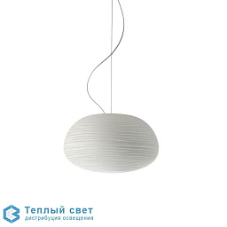 Rituals 2 - suspension Foscarini Rituals подвесной светильник с овальными рифлёными плафонами из матового стекла