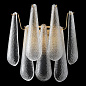Бра Crystal Lux FONTAIN AP2 GOLD — фото 1
