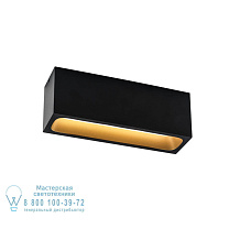 PIRRO OPAL CEILING SURFACE 4.0 LED 12W CRI90 2700K BLACK + GOLD DETAIL Wever Ducre